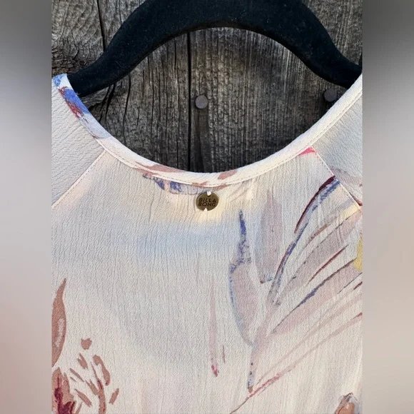 Billabong Until Tomorrow Floral Dress White & Pink Short Mini Casual Dress - Picture 13 of 16